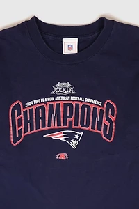 Vintage New England Patriots 2004 AFC Champs Long Sleeve Tee