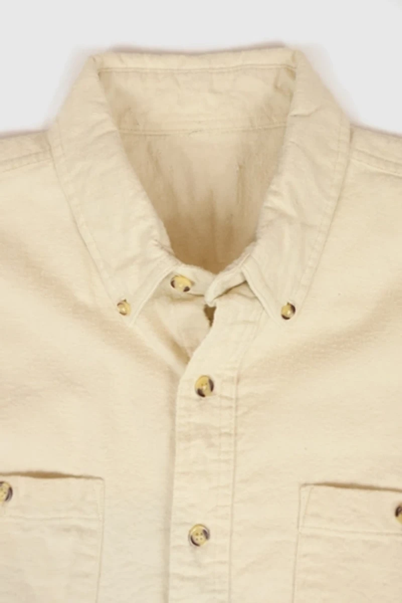 Vintage Flannel Button-Down Shirt