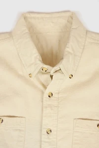 Vintage Flannel Button-Down Shirt