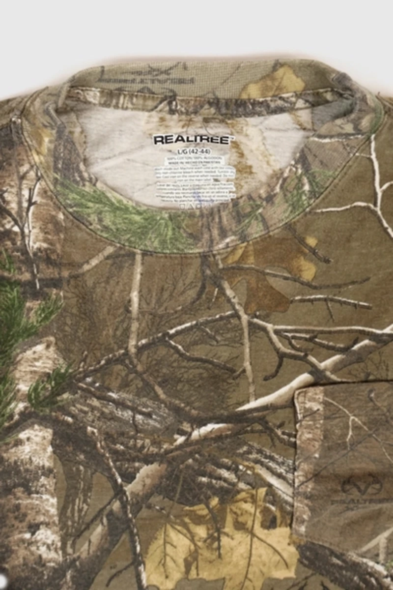 Vintage Real Tree Camo Long Sleeve Tee