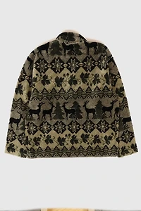 Vintage Quarter Zip Fleece Jacket