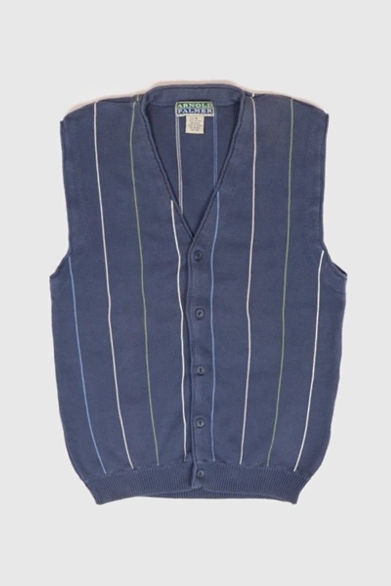 Vintage Arnold Palmer Striper Sweater Vest