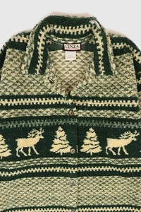 Vintage Long Line Fleece Jacket