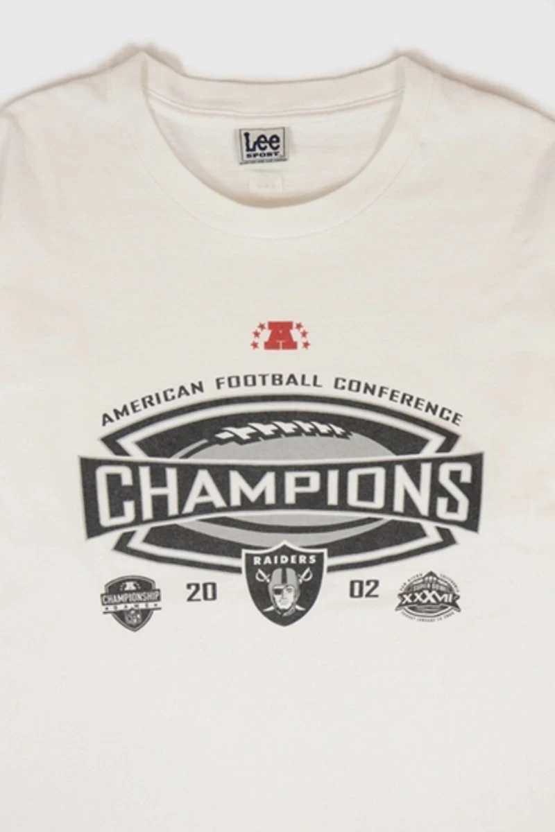 Vintage Oakland Raiders 2002 AFC Champions Tee