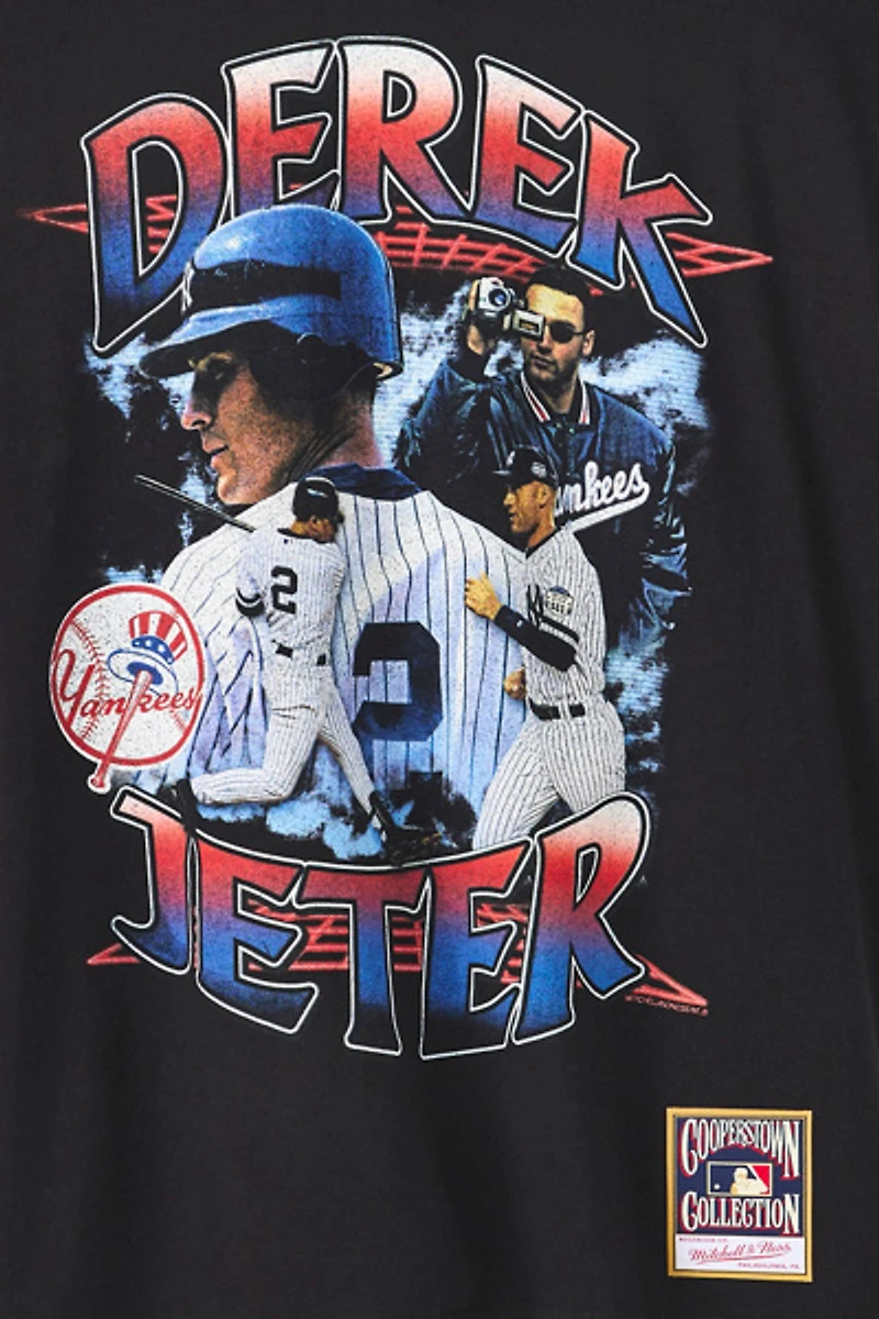 Mitchell & Ness MLB Legends New York Yankees Derek Jeter Graphic Tee
