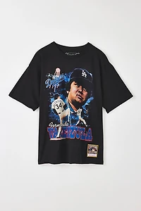 Mitchell & Ness MLB Legends Los Angeles Dodgers Fernando Valenzuela Graphic Tee