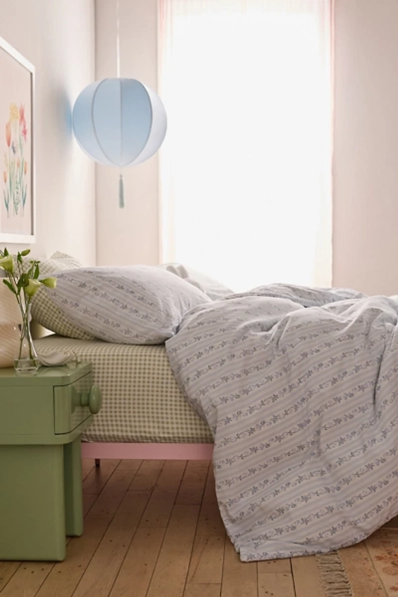 Francis Floral Stripe Duvet Cover Set