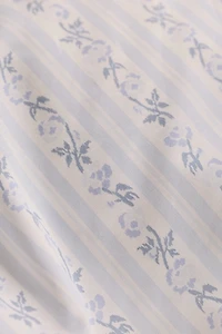 Francis Floral Stripe Duvet Cover Set