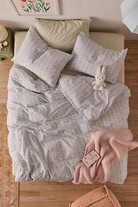Francis Floral Stripe Duvet Cover Set