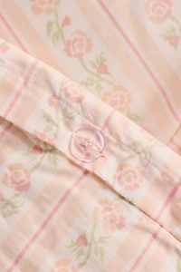 Francis Floral Stripe Duvet Cover Set