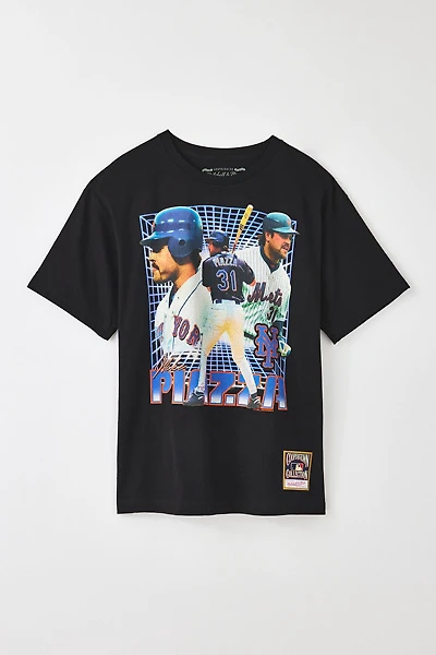 Mitchell & Ness MLB Legends New York Mets Mike Piazza Graphic Tee