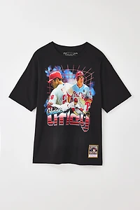 Mitchell & Ness MLB Legends Philadelphia Phillies Chase Utley Graphic Tee