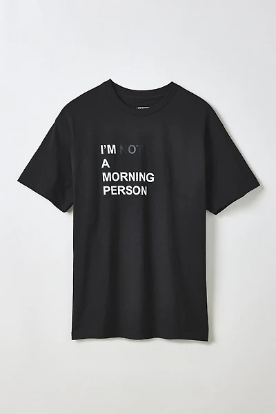 J-FROST I'm Not A Morning Person Graphic Tee