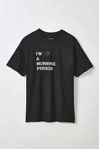 J-FROST I'm Not A Morning Person Graphic Tee