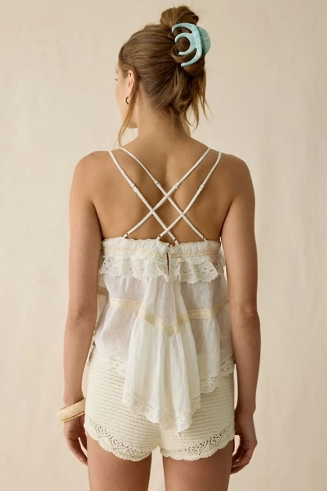 Kimchi Blue Rebecca Lace Trim Babydoll Mini Dress | Pacific City Kimchi Blue Rebecca Lace Trim Babydoll Mini Dress | Pacific City