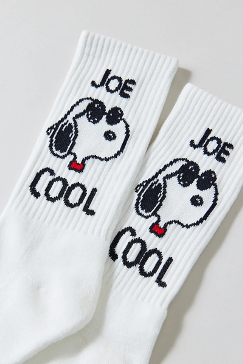 Peanuts Snoopy Joe Cool Crew Sock