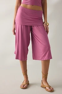 Out From Under Poolside Cool Jersey Knit Capri 2-Piece Set
