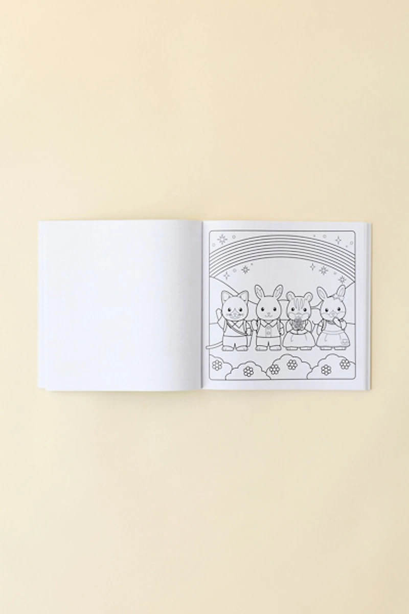 Calico Critters: Cozy Adventures Coloring Book: Cute And Comfy Coloring Book