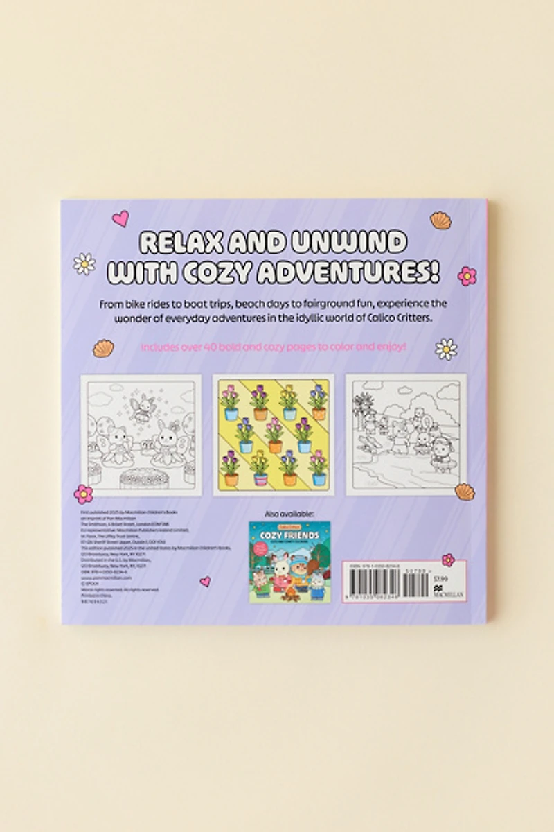 Calico Critters: Cozy Adventures Coloring Book: Cute And Comfy Coloring Book