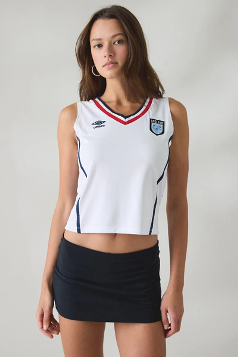 Umbro UO Exclusive V-Neck Cropped Jersey Tank Top