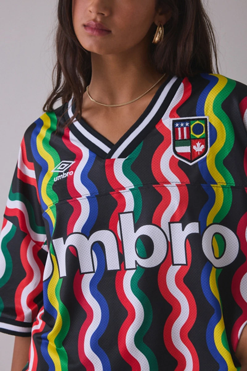 Umbro UO Exclusive V-Neck Cropped Jersey Top