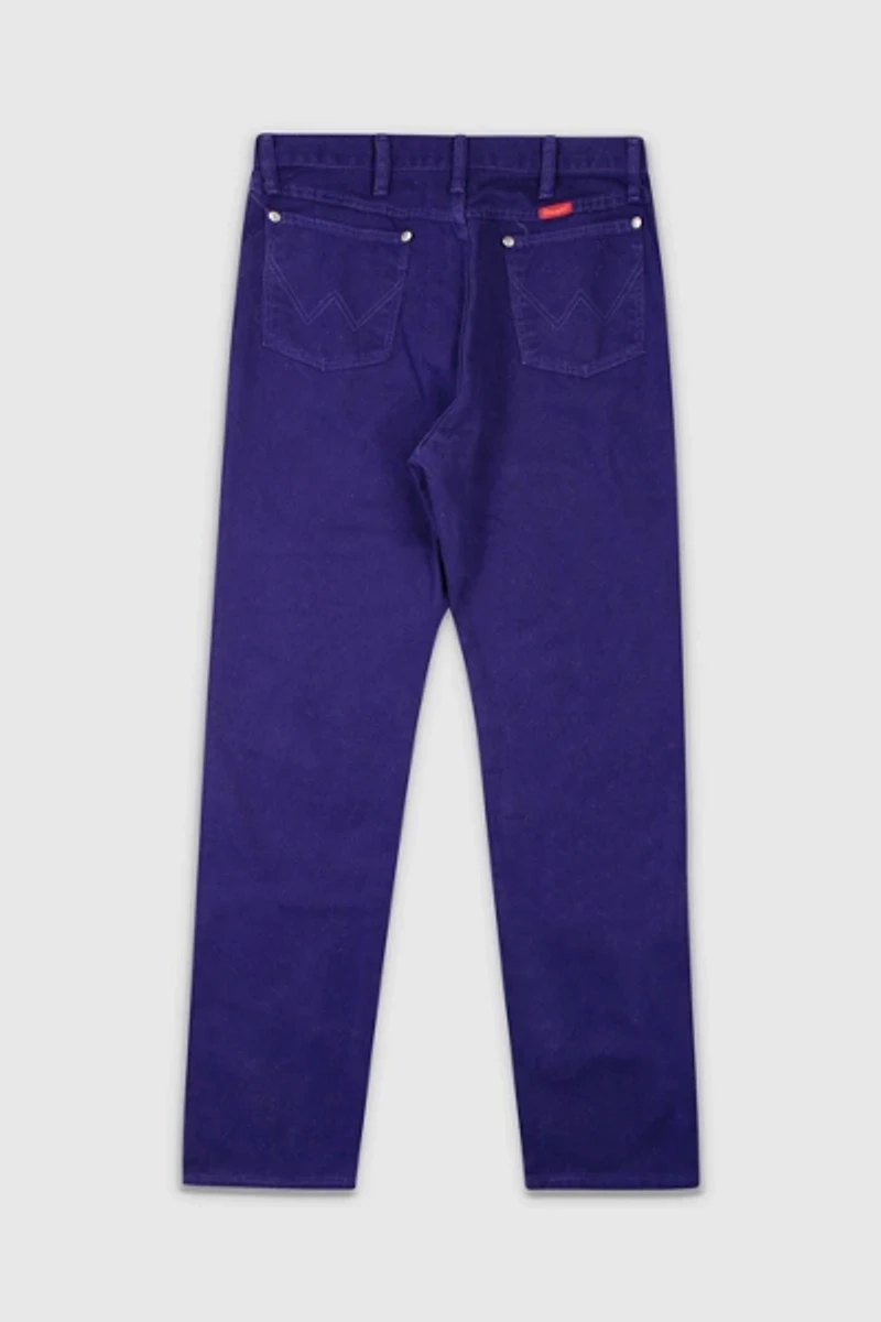 Vintage 90s Wrangler Purple Denim Pants