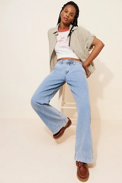 JUST BLACK DENIM Lightweight Drapey Relaxed Jeans