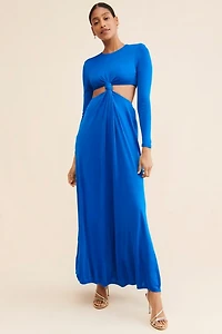 FARM Rio Knotted Cut-Out Maxi Dress