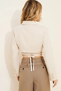 Motel Notus Wrap Blazer