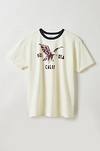 925 Originals Eagle Graphic Ringer Tee