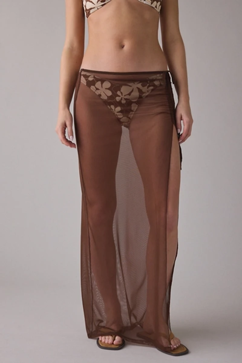 UO Got It Covered Sheer Mesh Maxi Sarong