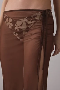 UO Got It Covered Sheer Mesh Maxi Sarong