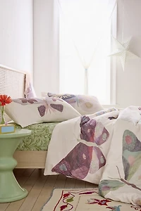 Monica Butterfly Soft Tee Jersey Duvet Cover