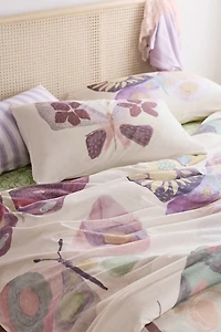 Monica Butterfly Soft Tee Jersey Duvet Cover