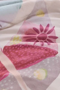 Monica Butterfly Soft Tee Jersey Duvet Cover