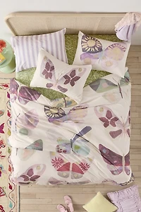 Monica Butterfly Soft Tee Jersey Duvet Cover