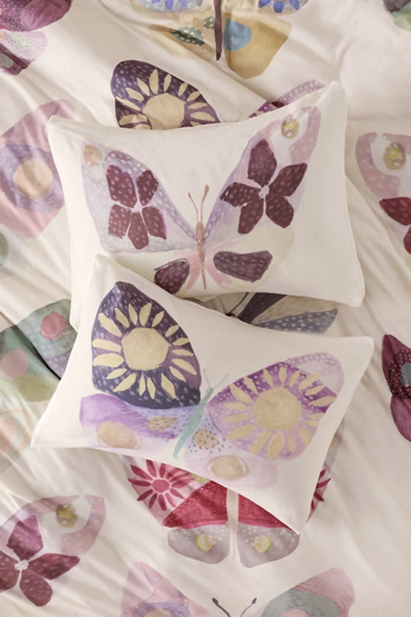 Monica Butterfly Soft Tee Jersey Sham Set