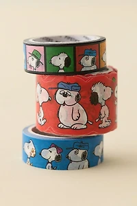 PIPSTICKS Peanuts The Pups Of Peanuts Washi Tape Set
