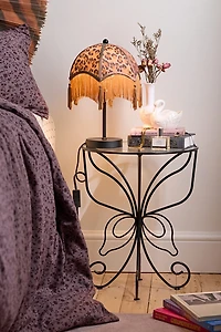 Lainey Butterfly Sculptural Iron Side Table