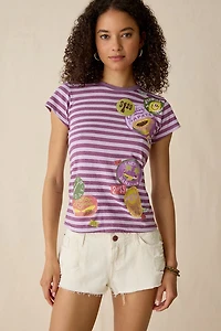 BDG Fruit Sticker Graphic Short Sleeve Spill The Tee