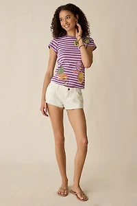 BDG Fruit Sticker Graphic Short Sleeve Spill The Tee