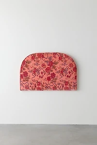 Jane Arch Velvet Upholstered Floating Headboard