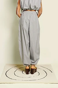 Ghospell Kemi Ruched Tie Balloon Pants