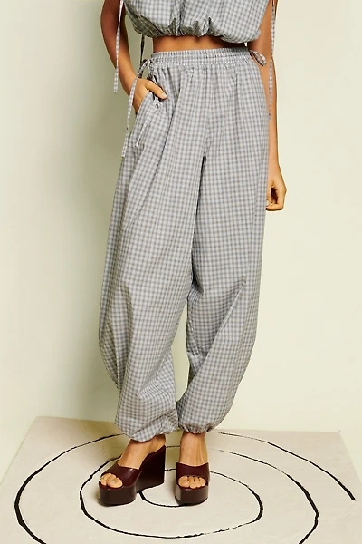 Ghospell Kemi Ruched Tie Balloon Pants