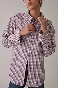 Ghospell Zeynab Check Oversized Shirt
