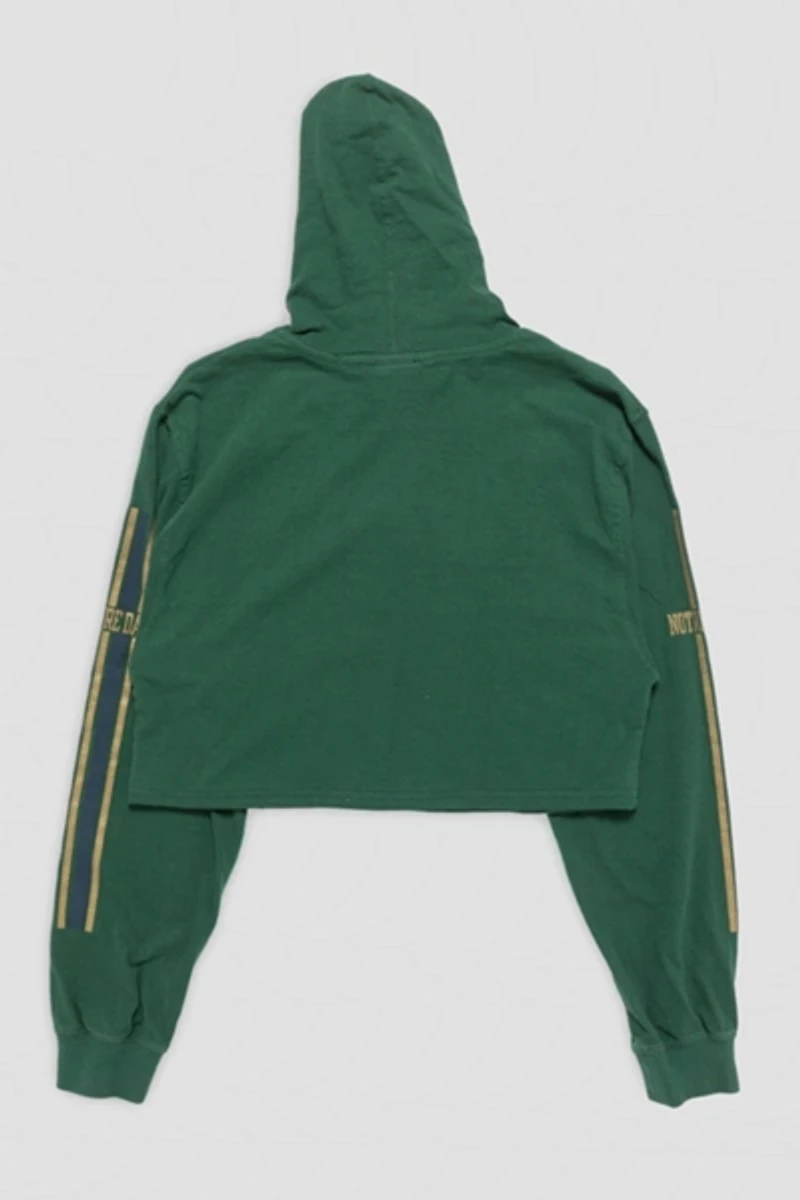 Frankie Collective Rework Notre Dame Crop Sweatshirt