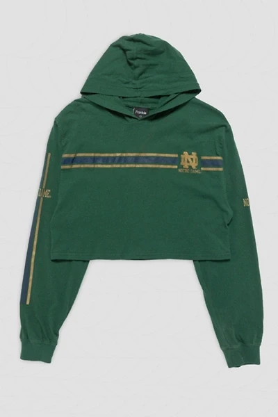 Frankie Collective Rework Notre Dame Crop Sweatshirt