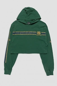 Frankie Collective Rework Notre Dame Crop Sweatshirt