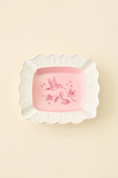 Lacey Ceramic Lace Trim Ashtray
