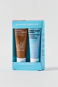 e.l.f. Cosmetics The Hottest Drops Duo Brightening & Bronzing Travel Serum Set
